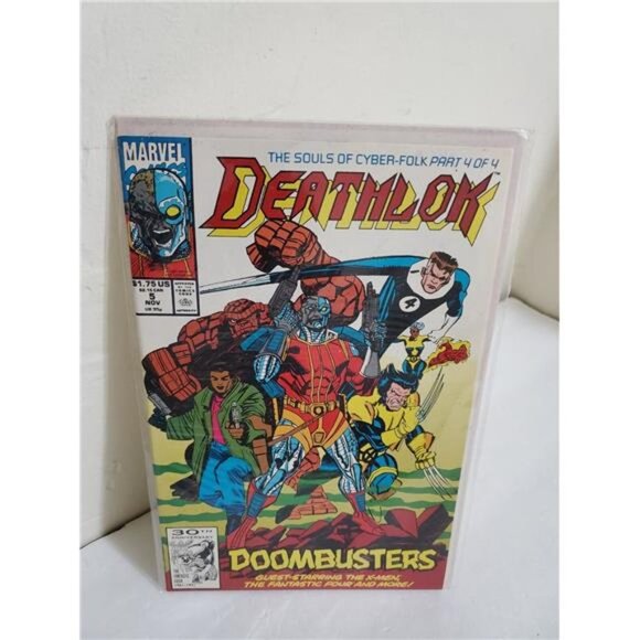 Deathlok (1991) #5 | Comic Issues | Marvel Deathlok #5 Vintage Marvel Comic - November 1991 - Back Issue Collector\'s Gem